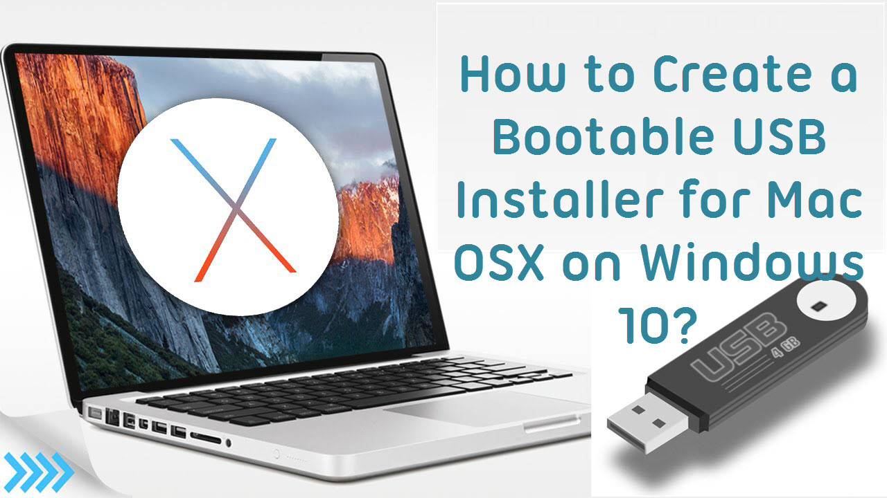make bootable usb from iso on windows for os x